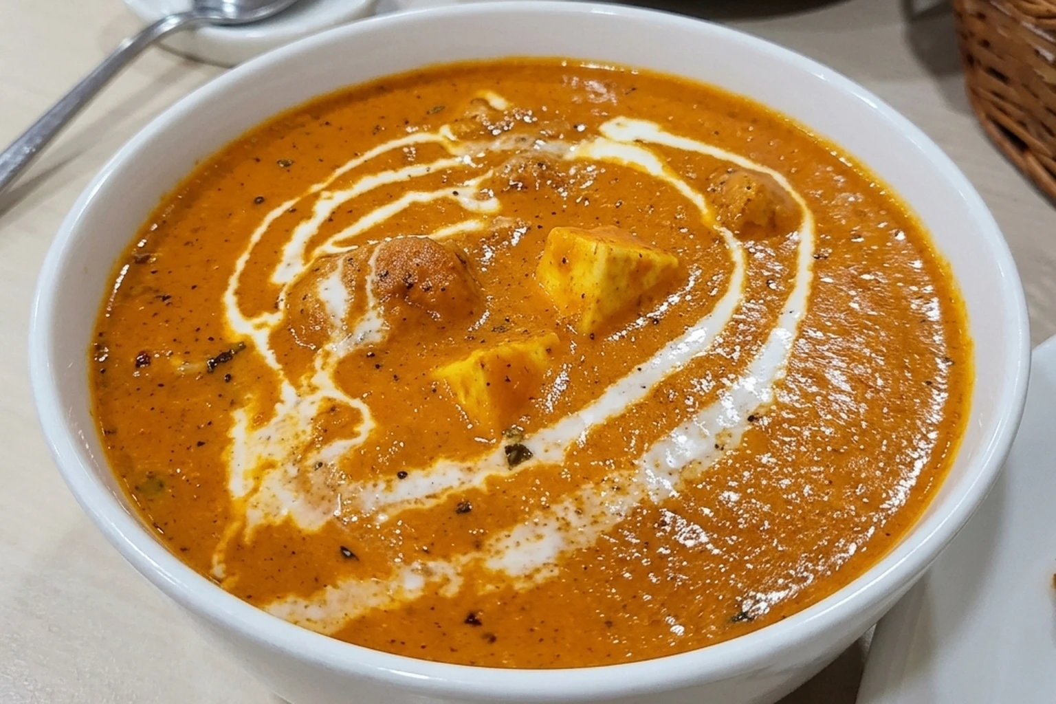 Butter Chicken - Signature dish at Rockfort Authentic Chettinadu & Indian Cuisine Calgary