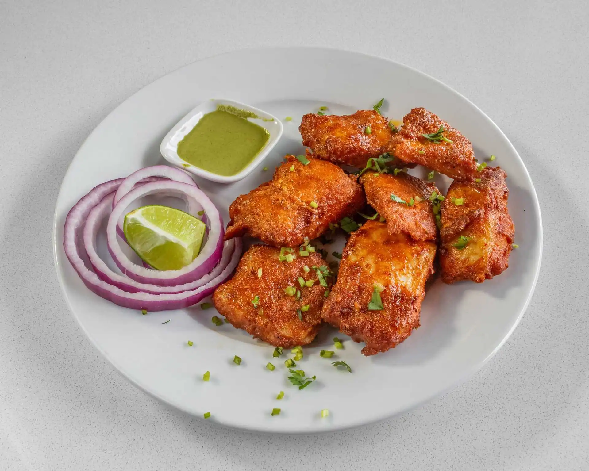 Crispy South Indian Chicken 65 at Rockfort Authentic Chettinadu & Indian Cuisine, Calgary